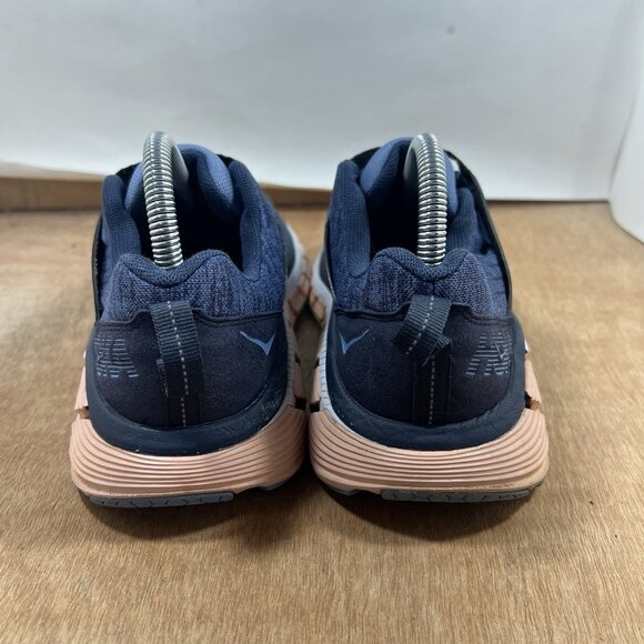 Hoka One One Gaviota 2 Women's Size 7.5 D Wide Running Shoes Blue Pink - Picture 4 of 10